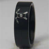 Black Tungsten Welder Ring - Friends of Irony LLC