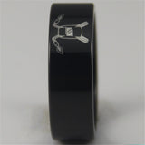 Black Tungsten Welder Ring - Friends of Irony LLC