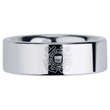 Jewelry - Silver Tungsten Coast Guard Ring