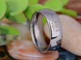 Jewelry - Silver Tungsten Firefighter Medical Ring