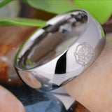 Jewelry - Silver Tungsten Firefighter's Ring