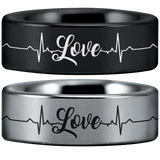 Tungsten Love Ring