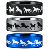 Tungsten Equestrian Ring