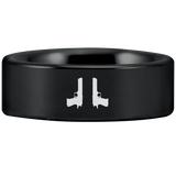 Tungsten 2nd Amendment Supporter Ring