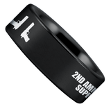 Tungsten 2nd Amendment Supporter Ring