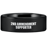 Tungsten 2nd Amendment Supporter Ring