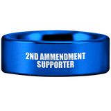 Tungsten 2nd Amendment Supporter Ring