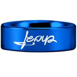 Tungsten Jesus Christ Ring