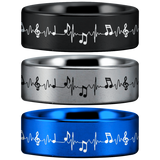 Tungsten Music Lifeline Ring