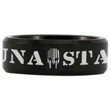Una Stamus Police Tungsten Carbide Ring