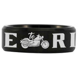 Live to Ride Tungsten Carbide Ring