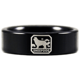 Black Tungsten Sheepdog Ring - Friends of Irony LLC