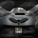 Silver Tungsten Air Hunter Ring