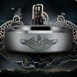 Silver Tungsten Submariner Ring