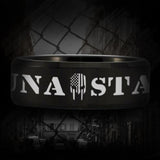Una Stamus Police Tungsten Carbide Ring