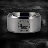 Silver USS Harry S. Truman CVN - 75 Ring